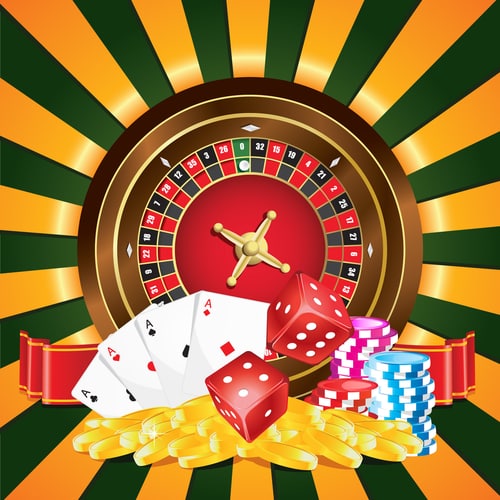concept de multiples jeu de casino en ligne