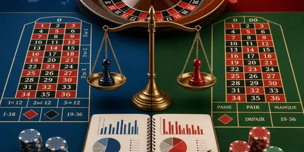 Analyse des Stratégies Roulette : Comparaison Européenne vs Française